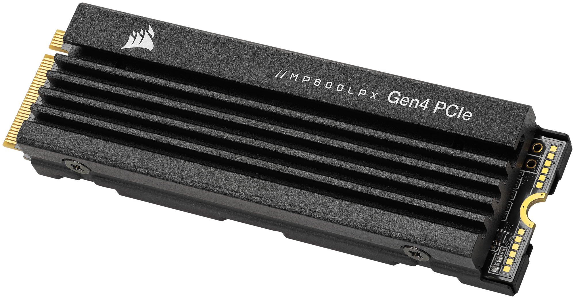 CORSAIR MP600 PRO LPX - SSD - 4TB - intern - M.2 2280 - PCI Express 4,0 x4 (NVMe) - 256-Bit-AES - integrierter Kühlkörper - für Sony PlayStation 5 (CSSD-F4000GBMP600PLP)