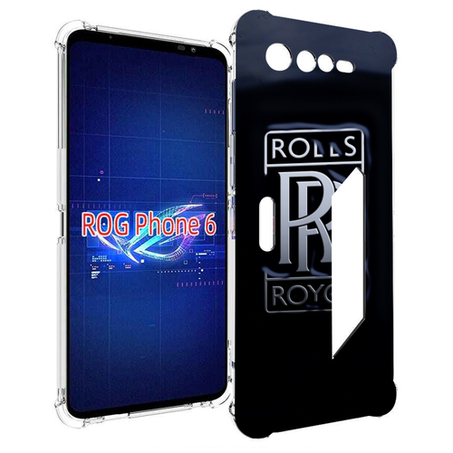 Чехол MyPads Rolls-Royce-ролс-ройс-3 мужской для Asus ROG Phone 6 задняя-панель-накладка-бампер