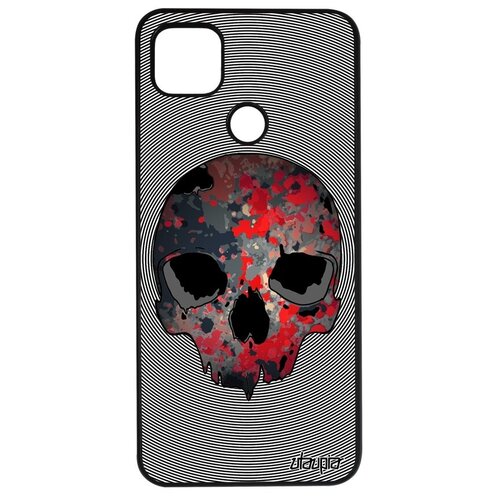 фото Чехол для мобильного // xiaomi redmi 9c // "череп" стиль кость, utaupia, черный