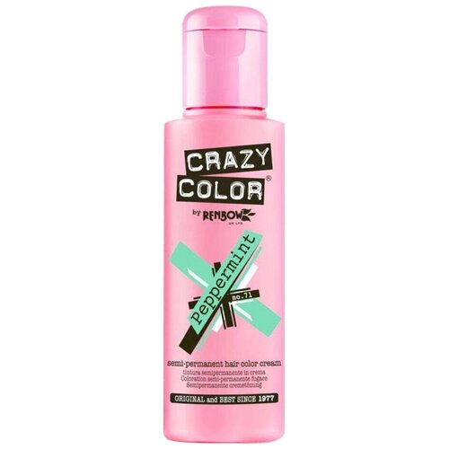 Crazy Color Краситель прямого действия Semi-Permanent Hair Color Cream, 71 peppermint, 100 мл