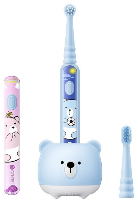 Электрическая зубная щетка Dr.Bei Kids Sonic Electric Toothbrush K5 Blue - фотография № 14
