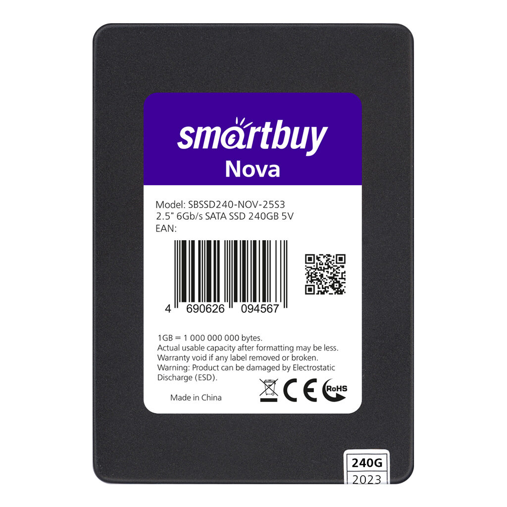 2,5" SSD Smartbuy Nova 240GB TLC SATA3