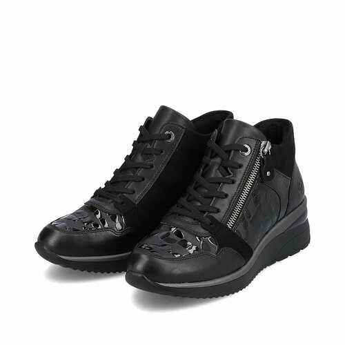 Ботинки Rieker, размер 36, черный кеды rieker размер 36 серый