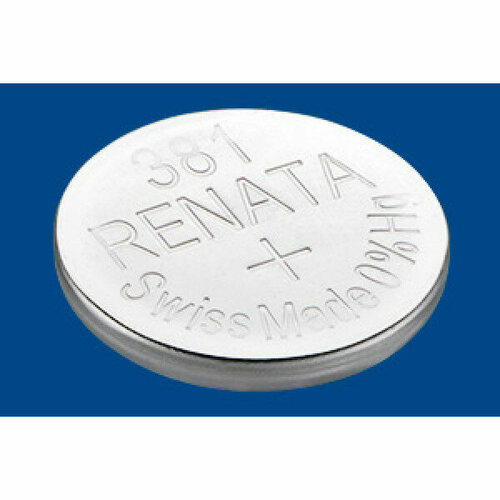 Батарейка для часов RENATA 381 SR1120S 1,55В дисковая 1шт батарейка renata r381 sr1120s 1 55 в
