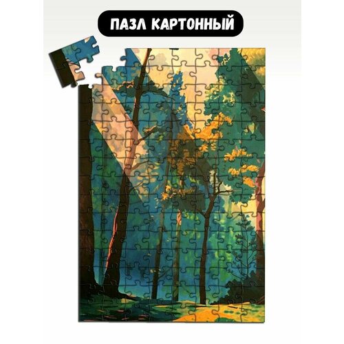 Пазл картонный 29x20 см пейзаж лес - 18306