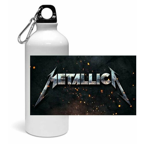 фото Спортивная бутылка metallica, металлика №5 goodbrelok