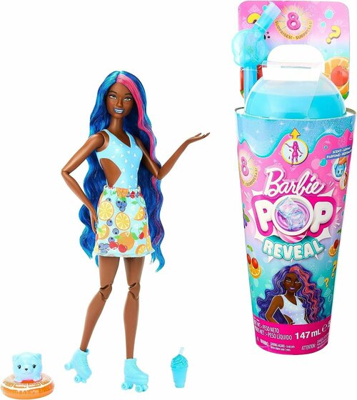Кукла с ароматом фруктового пунша Barbie Pop Reveal Fruit Series - Fruit Punch Scented Doll & Surprises