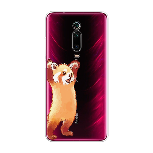 Силиконовый чехол на Xiaomi Mi 9T / Сяоми Ми 9Т Красная панда в полный рост, прозрачный силиконовый чехол на xiaomi mi a1 сяоми м1 а1 красная панда в полный рост прозрачный