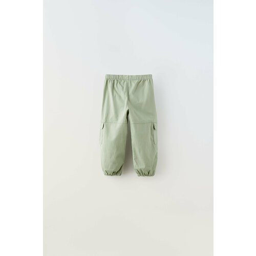 Брюки Zara, размер 5-6 лет (116 cm), зеленый