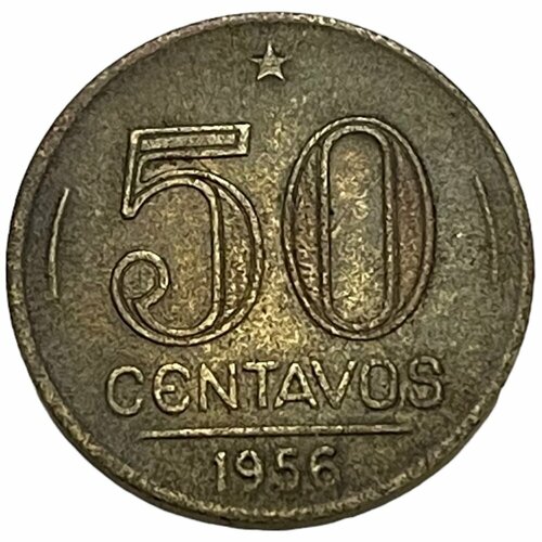 Бразилия 50 сентаво 1956 г. (2)