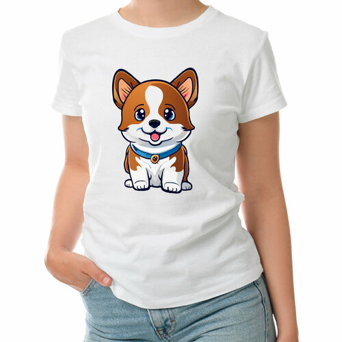 фото Футболка roly, размер m, белый