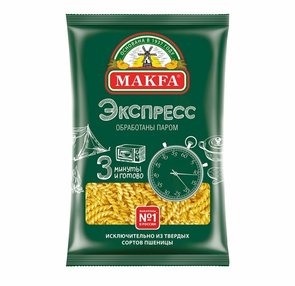 Макаронные изделия Makfa Экспресс Спиральки