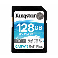 Карта памяти Kingston SDXC 128GB Canvas Go Plus UHS-I U3 V30 90/170Mb/s