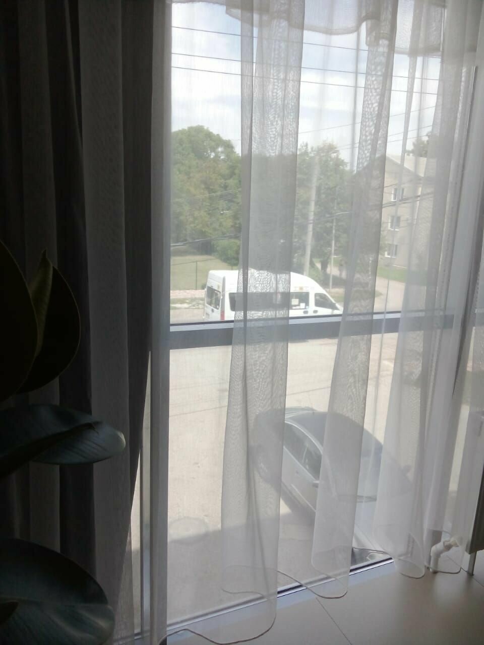 Тюль Бамбук Однотонный Молочный 500*270 — фото 1