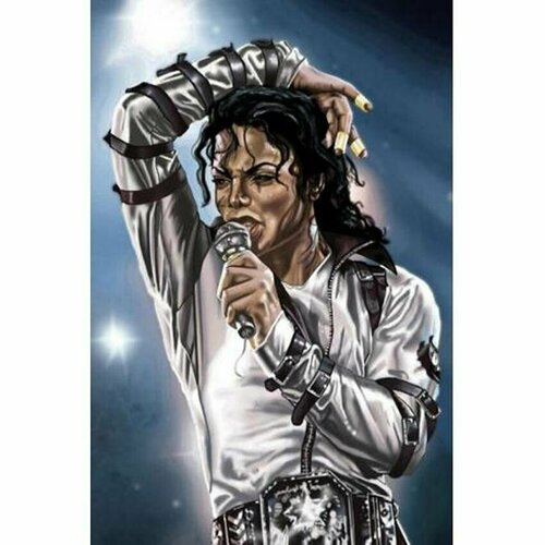 Картина по номерам на холсте 40*50 см Майкл Джексон картина по номерам на холсте майкл джексон арт 40 х 50 см