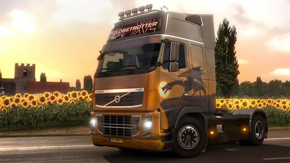 Игра EURO TRUCK SIMULATOR 2 для PC, русский перевод, Steam, электронный ключ