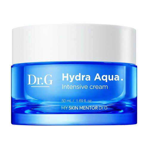 DR. G Hydra Aqua Intensive Cream Увлажняющий питательный крем для лица, 50 мл увлажняющий питательный крем для лица с 11 типами гиалуроновой кислоты и провитамином d dr g hydra aqua intensive cream 50 мл