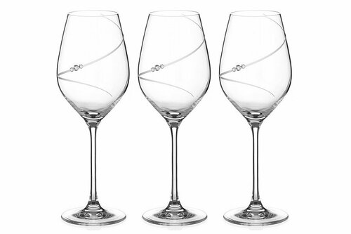Набор бокалов для белого вина Силуэт, 0,36 л, 6 шт (Diamante)
