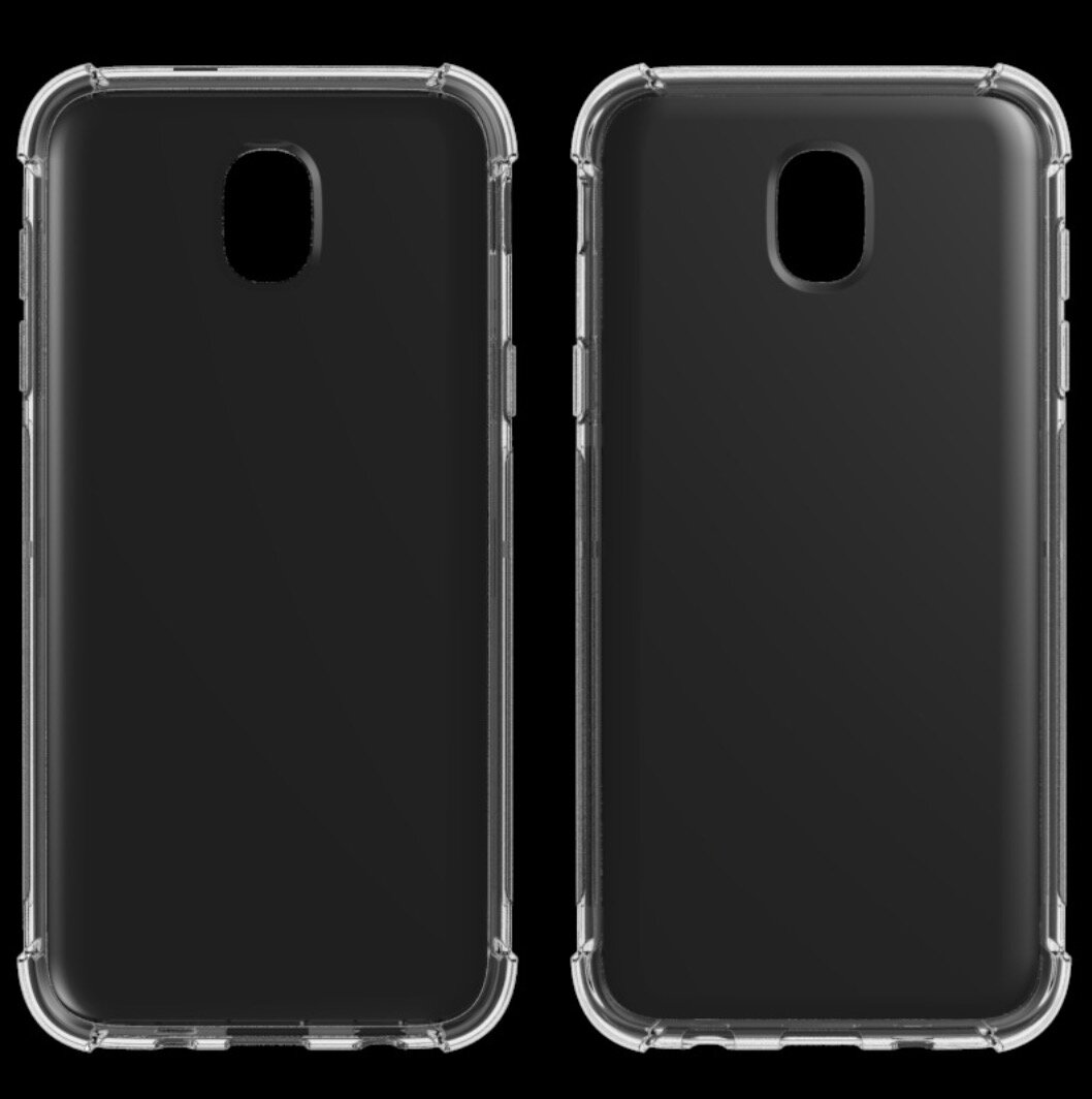Чехол-бампер MyPads Tocco для Samsung Galaxy J5 (2017) SM-J530F с усиленной защитой углов противоударный прозрачный