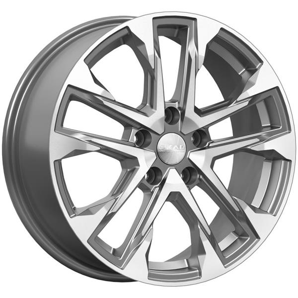 Диски Скад Атакор 17x7 5*108 ET42 D65.1 алмаз графит