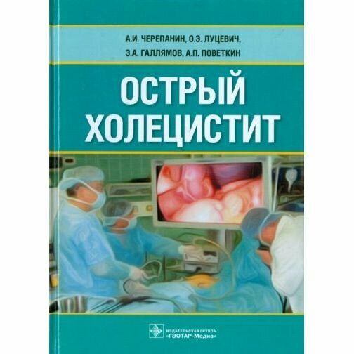 Учебное пособие гэотар-медиа Острый холецистит. 2016 год, А. Черепанин, Э. Галлямов, О. Луцевич