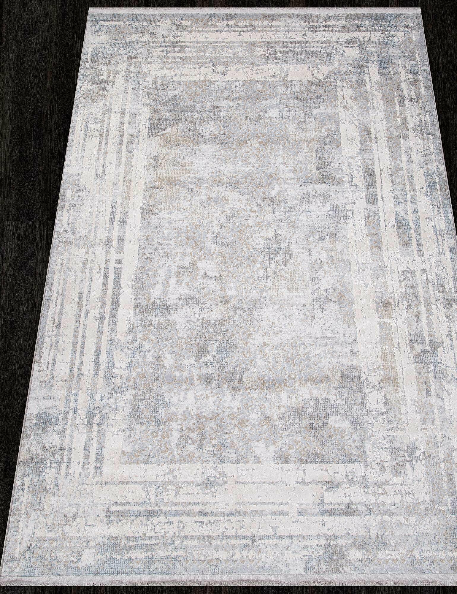 фото MILAT, Турция Ковер PERLA C774AC BEIGE / L.GREY 0.8x1.5 м.