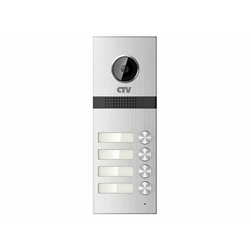 блок вызова видеодомофона вызывная панель цифрал м 1vc с видеоканалом на одного абонента CTV-D4Multi Вызывная панель для видеодомофонов на 4 абонента