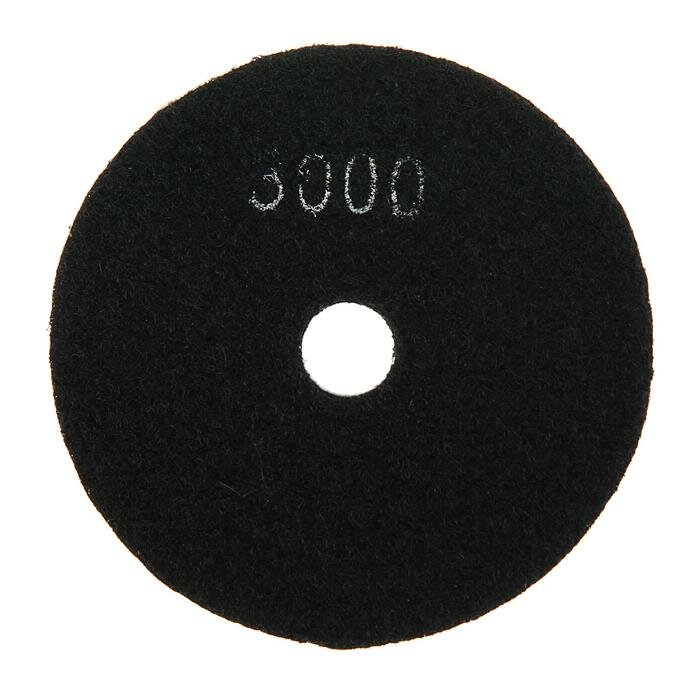 Алмазный гибкий шлифовальный круг тундра "Черепашка" для мокрой шлифовки 100 мм № 3000