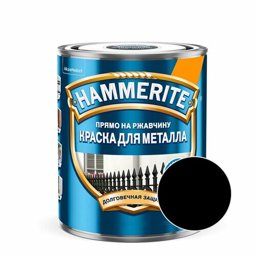 HAMMERITE Грунт-эмаль HAMMERITE Черный 2 л