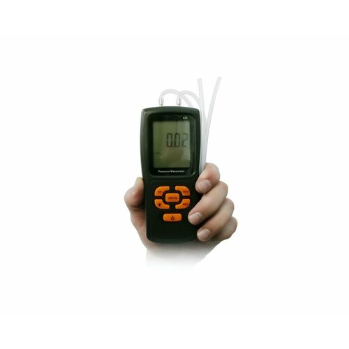 Hti-GM-520 (EU) (O44568CI) цифровой дифференциальный манометр от 0 до ±35,00 кПа для измерения разностного давления газовых сред воздуха, воды