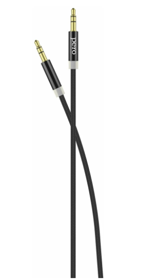Кабель AUX PERO MC01 3.5мм - 3.5мм 3м Black