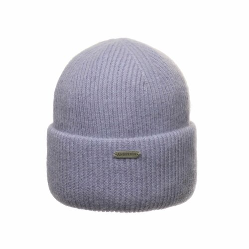 фото Шапка бини андерсен, размер 54-56, фиолетовый