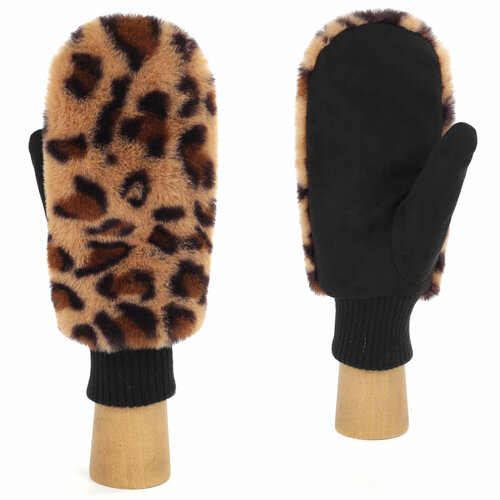 фото Варежки fabretti, размер 7, черный