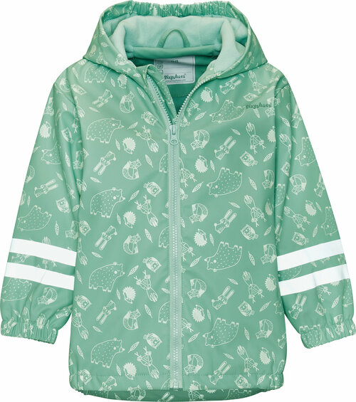 Куртка Playshoes Лесные обитатели, размер 98, зеленый