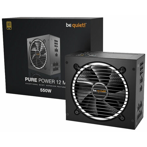 Блок питания BE QUIET Pure Power 12 M 550W Gold ATX 30 BN341 1114500₽