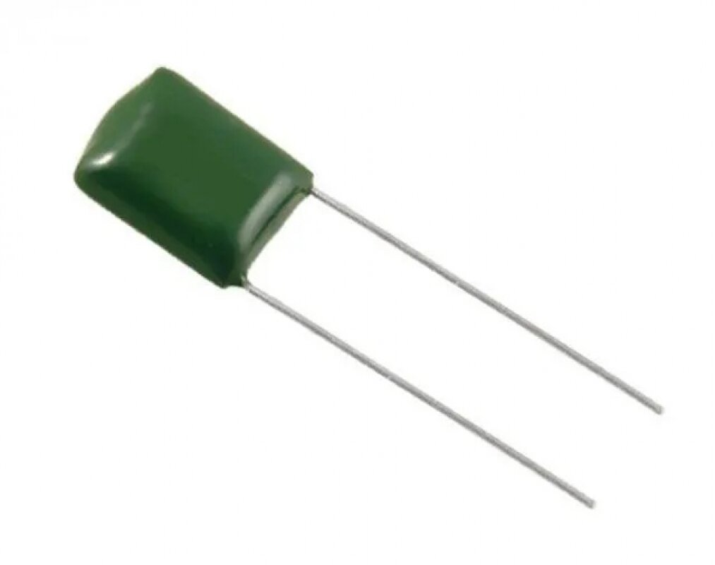 фото 2A101J, 100 пФ, 100 В,100V, 100PF ±5%, конденсатор плёночный полиэфирный