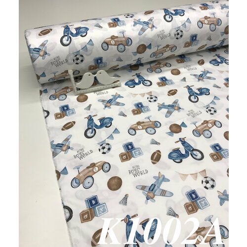 Ткань для постельного белья /Рукоделия / Ширина 160 см /Сатин / Хлопок 100% /На отрез от 1 м