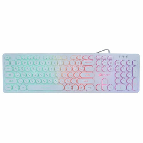 Oklick клавиатура Oklick 420MRL slim USB White 149000₽