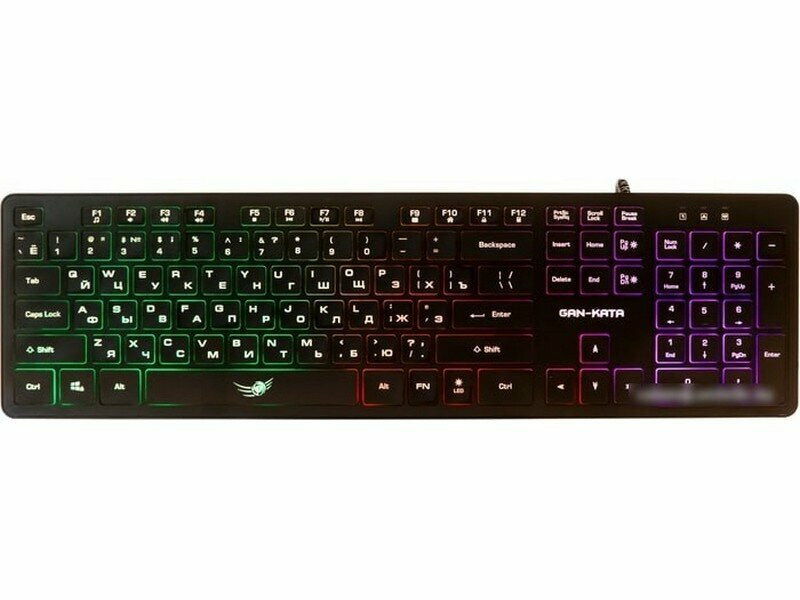 Клавиатура Dialog Gan-Kata KGK-17U с RGB-подсветкой, USB, черная — фото 17