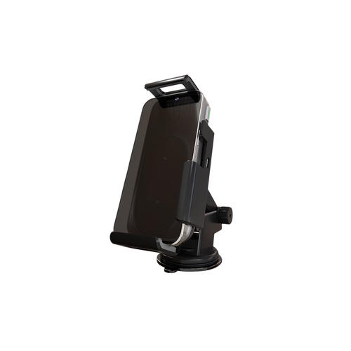 Автомобильный держатель VLP F-Mount c беспроводной зарядкой темно-серый 8630₽