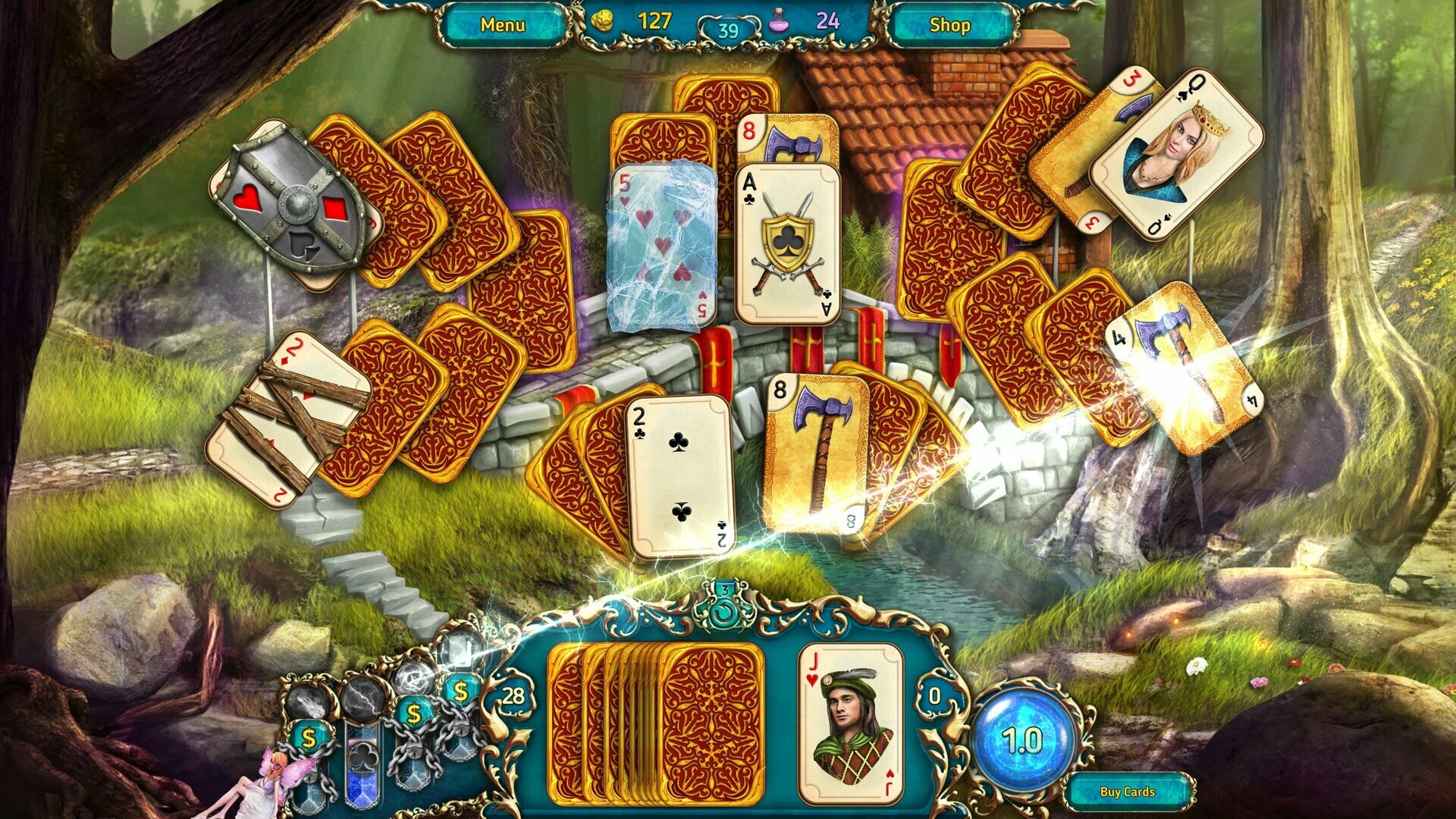 Игра Dreamland Solitaire, ключ активации Steam, PC, Alawar, на русском, 6+, цифровая версия