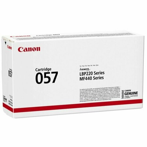 картридж лазерный canon 057 3009c002 черный Картридж лазерный Canon 057 BK 3009C002 чер. для MF443dw/MF445dw/LBP223dw, 1118765