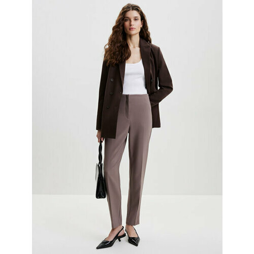 фото Брюки zarina, размер s (ru 44)/170, серый