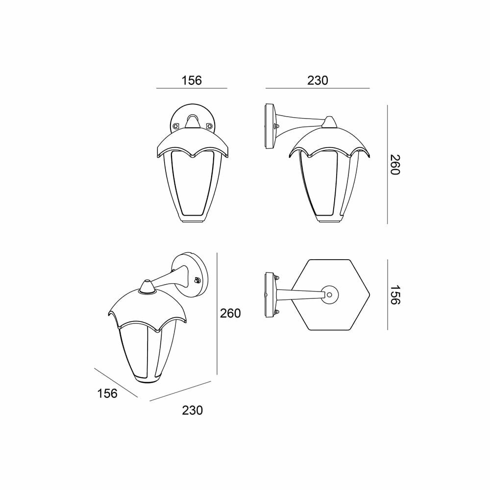 Уличный светильник Arte Lamp HENRY A1661FN-1BK - фото №6