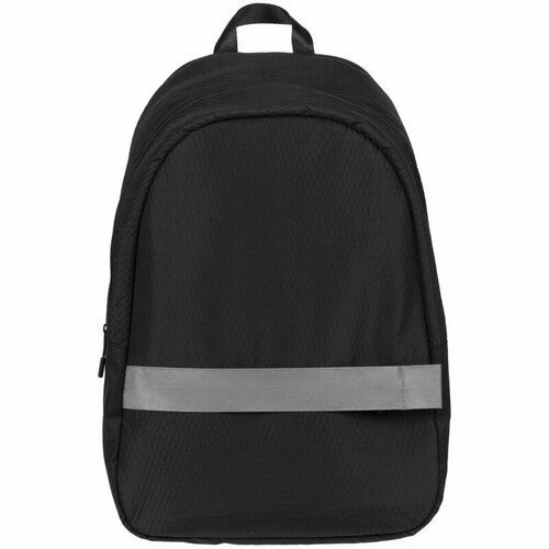 Рюкзак со светоотражающим элементом tagBag, полиэстер, черный,12417.30