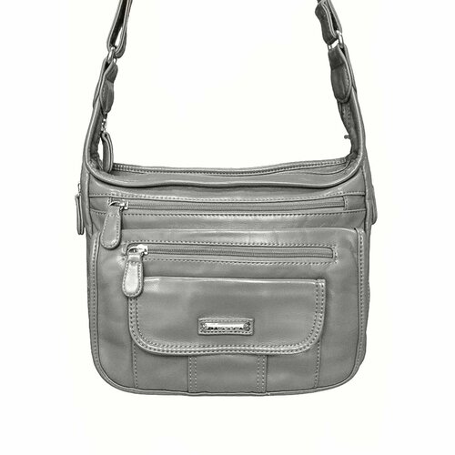 фото Сумка мессенджер sassa, серый
