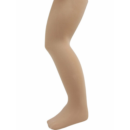 Колготки Lansa для девочек, классические, размер 116-128, бежевый