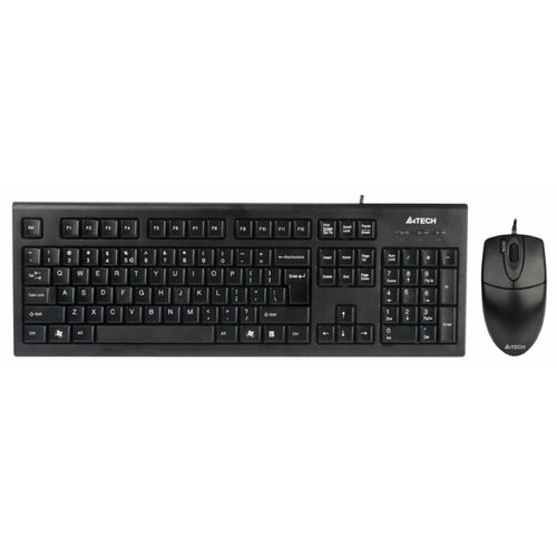 Клавиатура + мышь A4 Bloody KR-8520D / USB/ Wired / Black клавиатура мышь a4tech kr 8520d black