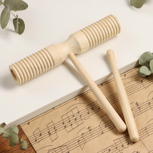 Музыкальный инструмент Гуиро Music Life деревянный 9906462