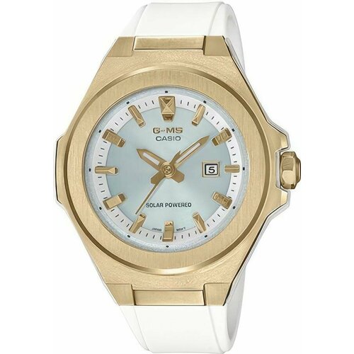 фото Наручные часы casio baby-g baby-g msg-s500g-7a, белый, золотой